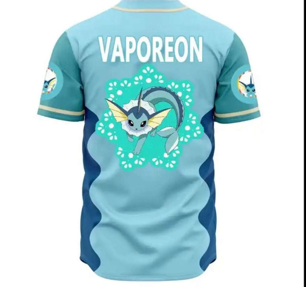 Vaporeon Eeveelusion Pokémon Jersey
