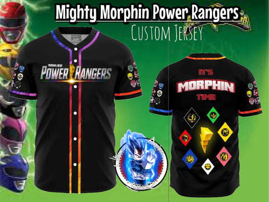 “MORPHIN TIME” Power Rangers Jersey