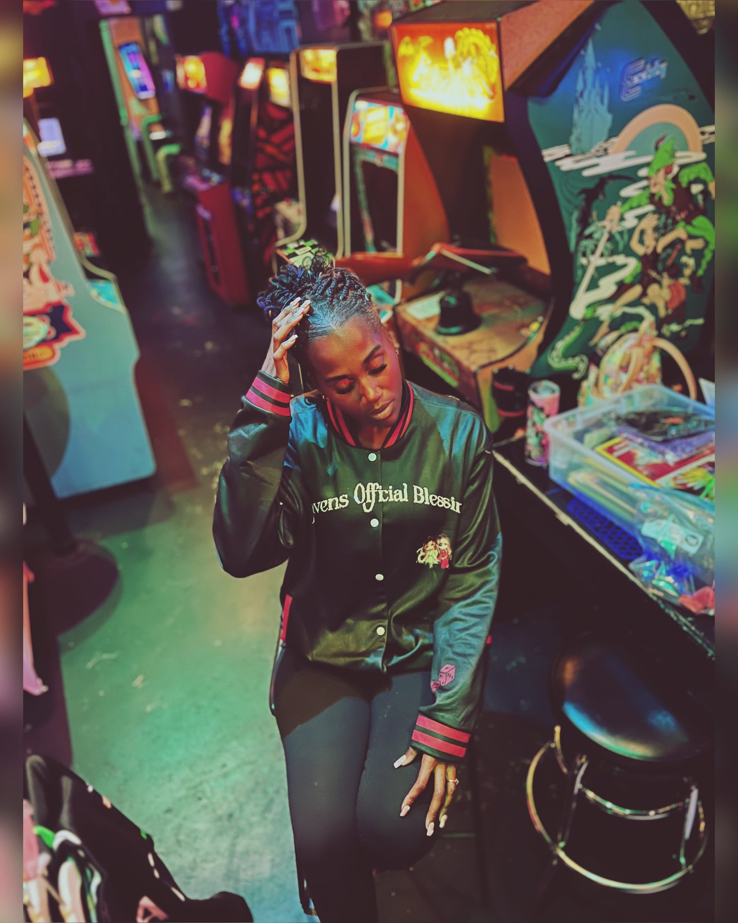 Heavens Official Blessing Varsity Jacket