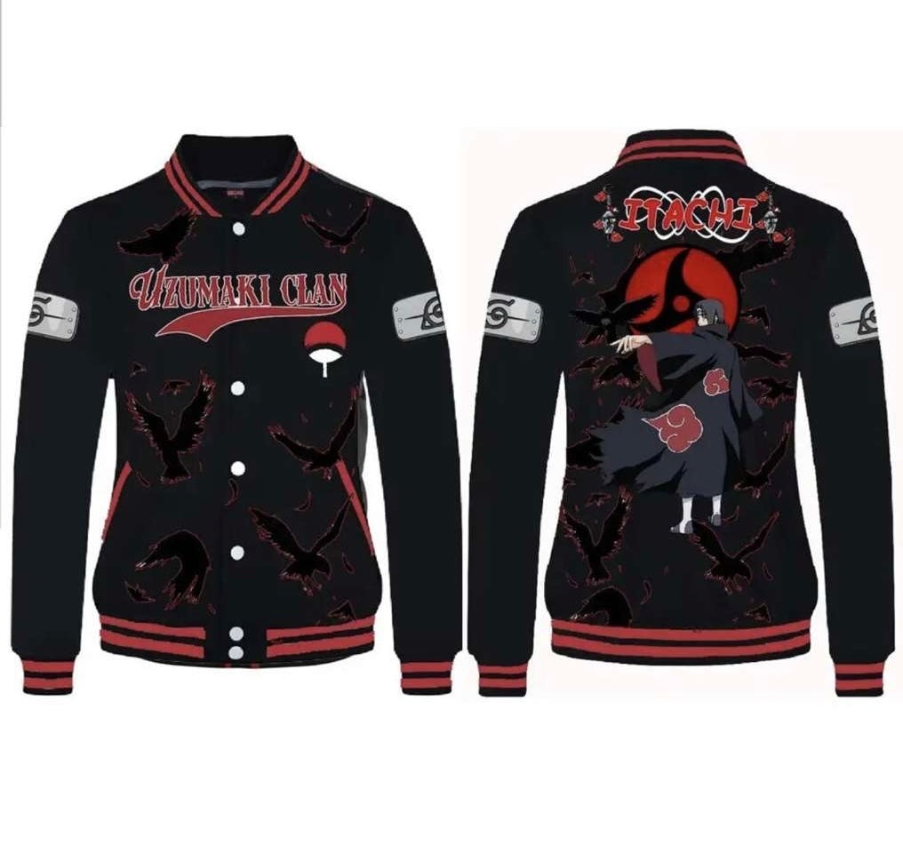 Itachi Naruto Varsity Jacket
