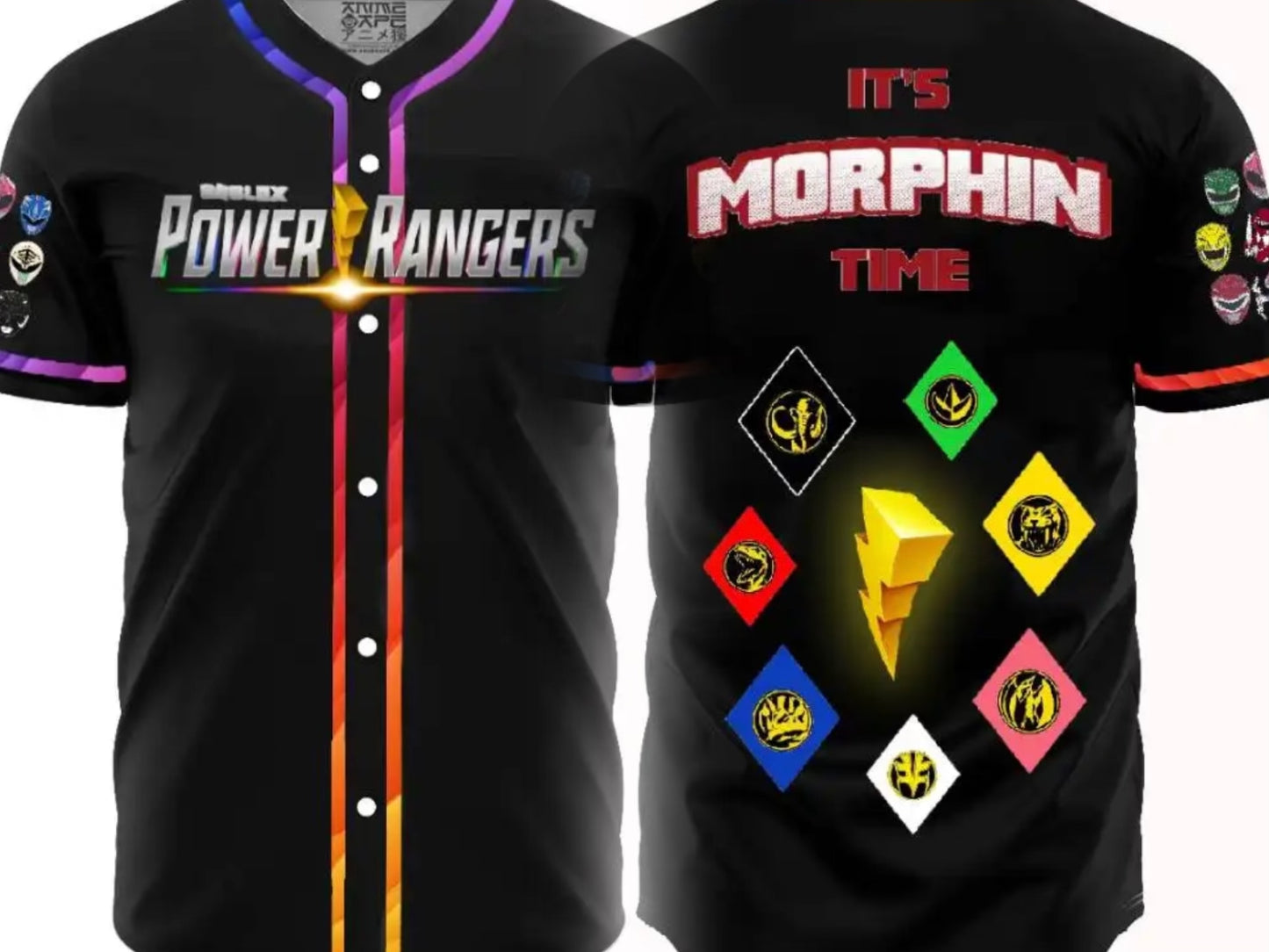 “MORPHIN TIME” Power Rangers Jersey
