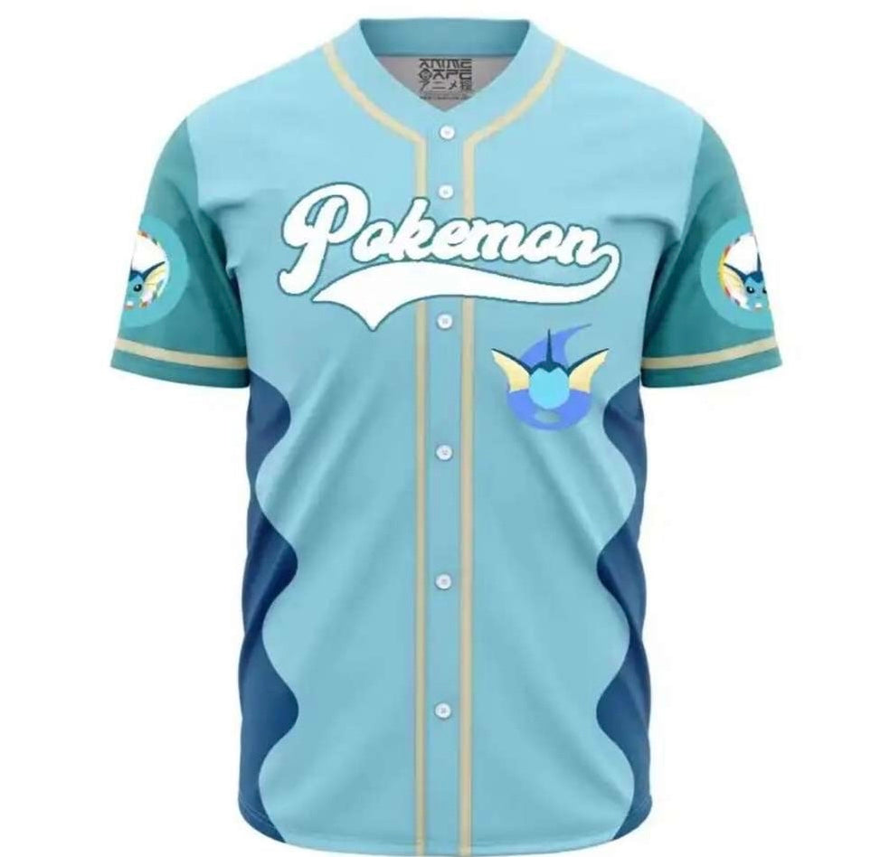 Vaporeon Eeveelusion Pokémon Jersey