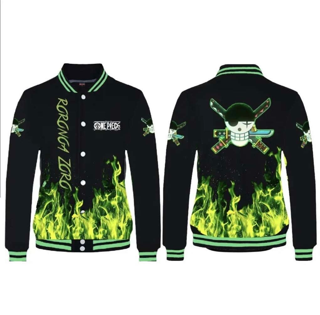 Zoro One Piece Varsity Jacket