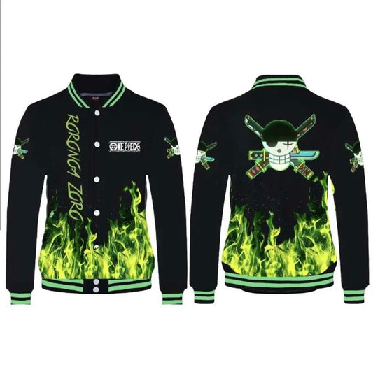 Zoro One Piece Varsity Jacket