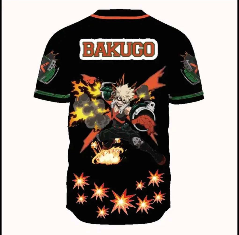 “Fire Child” Bakugo MHA Jersey