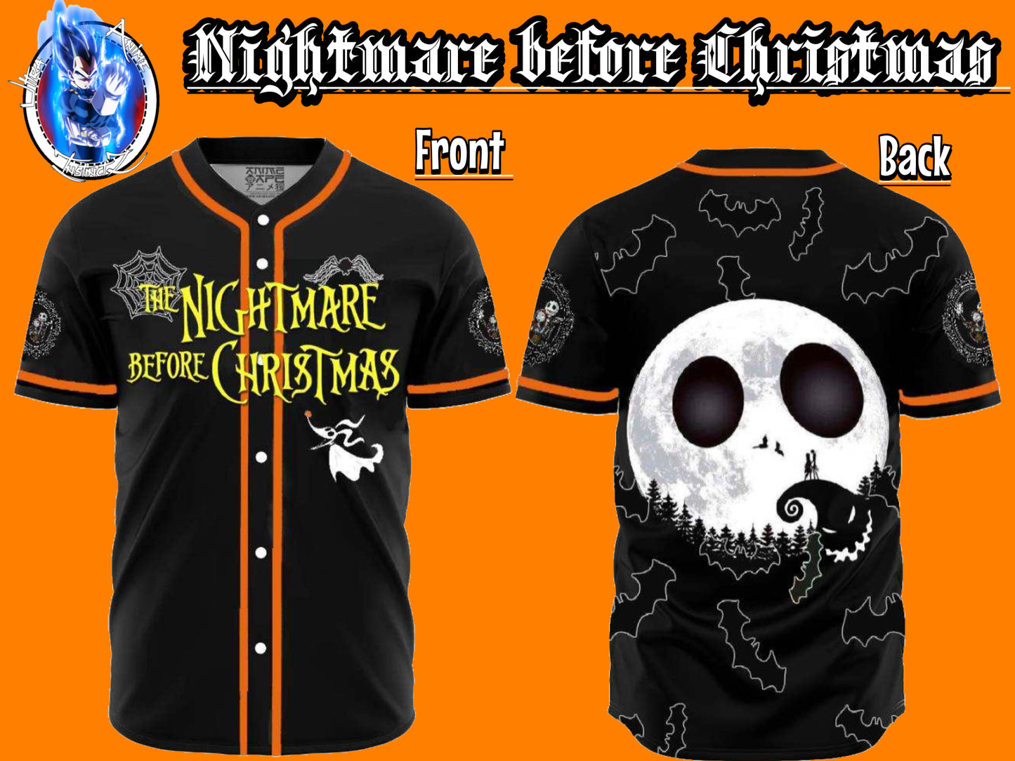 “Skelly” Nightmare Before Christmas Jersey