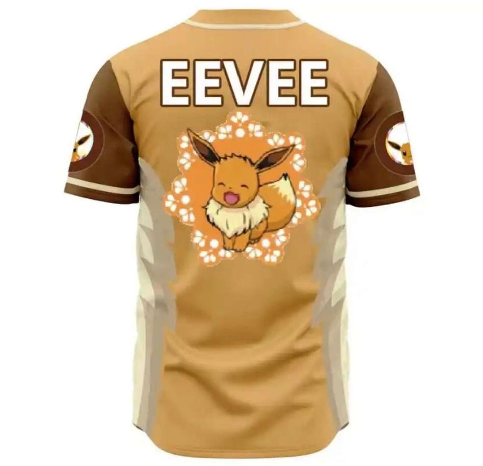 Eeve Eeveelusion Pokémon Jersey