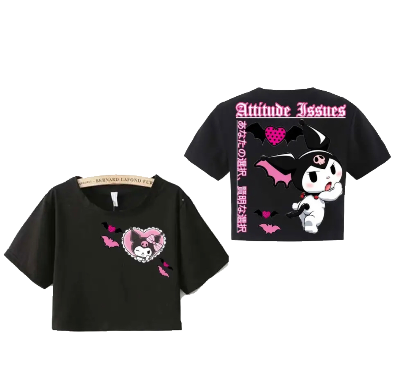 “Queen Kuromi” - Sanrio Crop Top