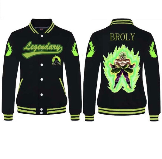 Broly DBZ Varsity Jacket