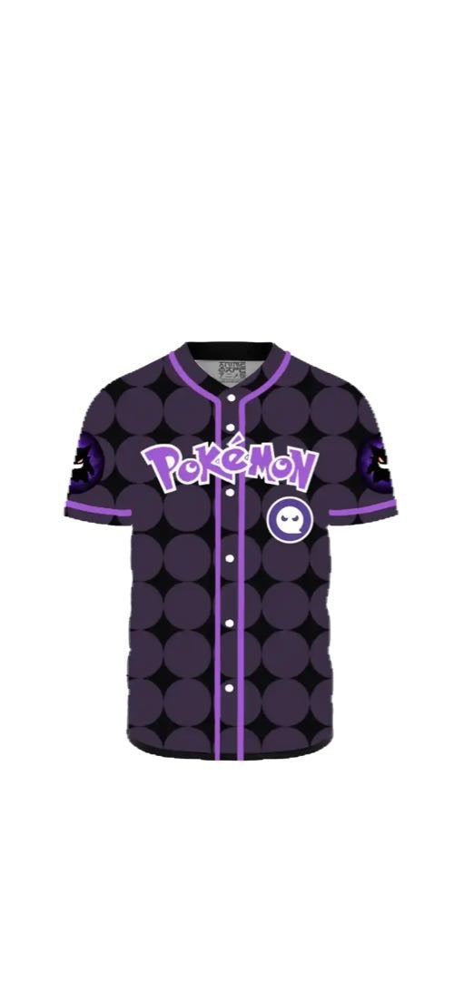“Gengar” Pokemon Custom Jersey