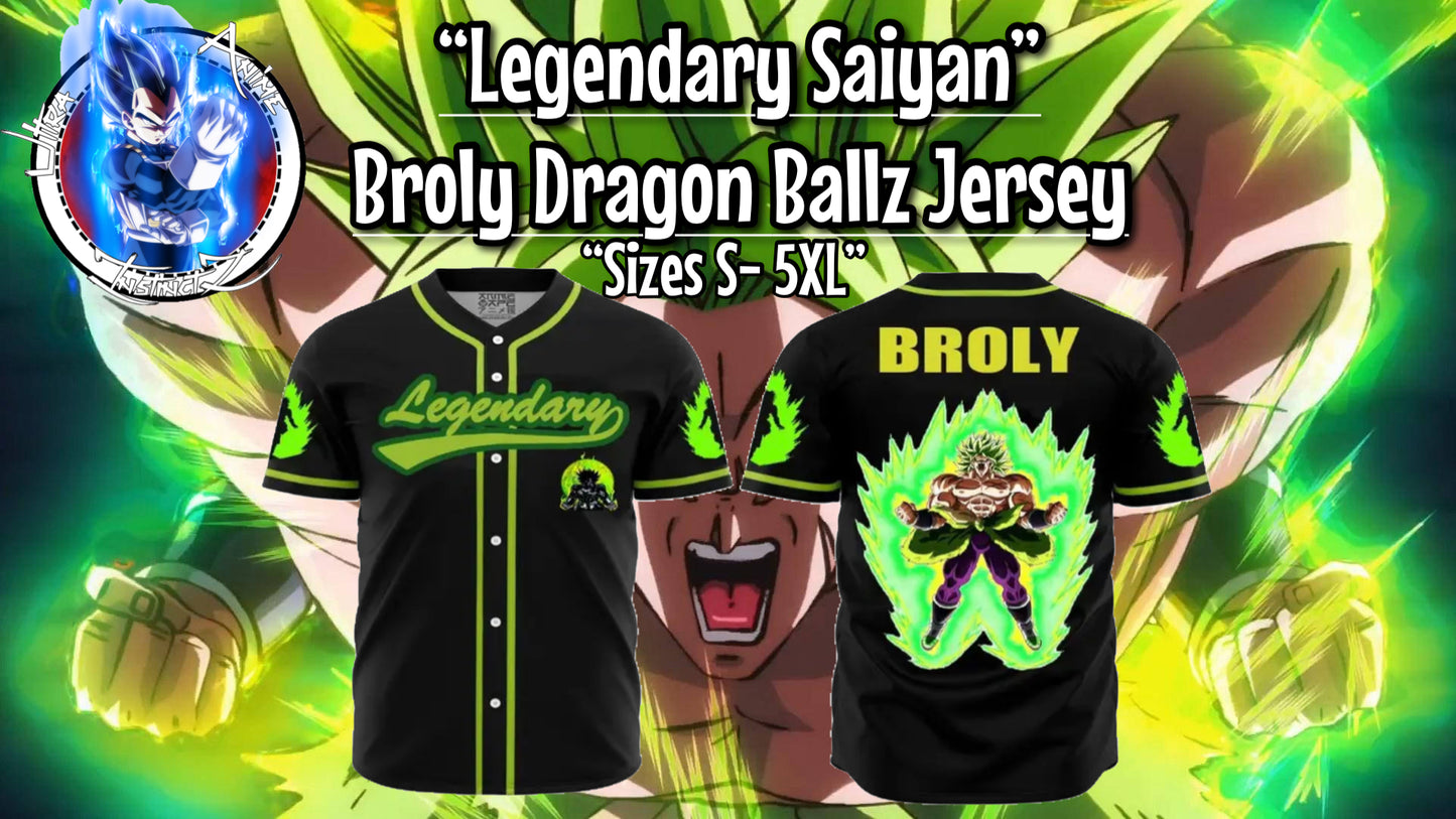 “Broly “ DBZ Custom Jersey