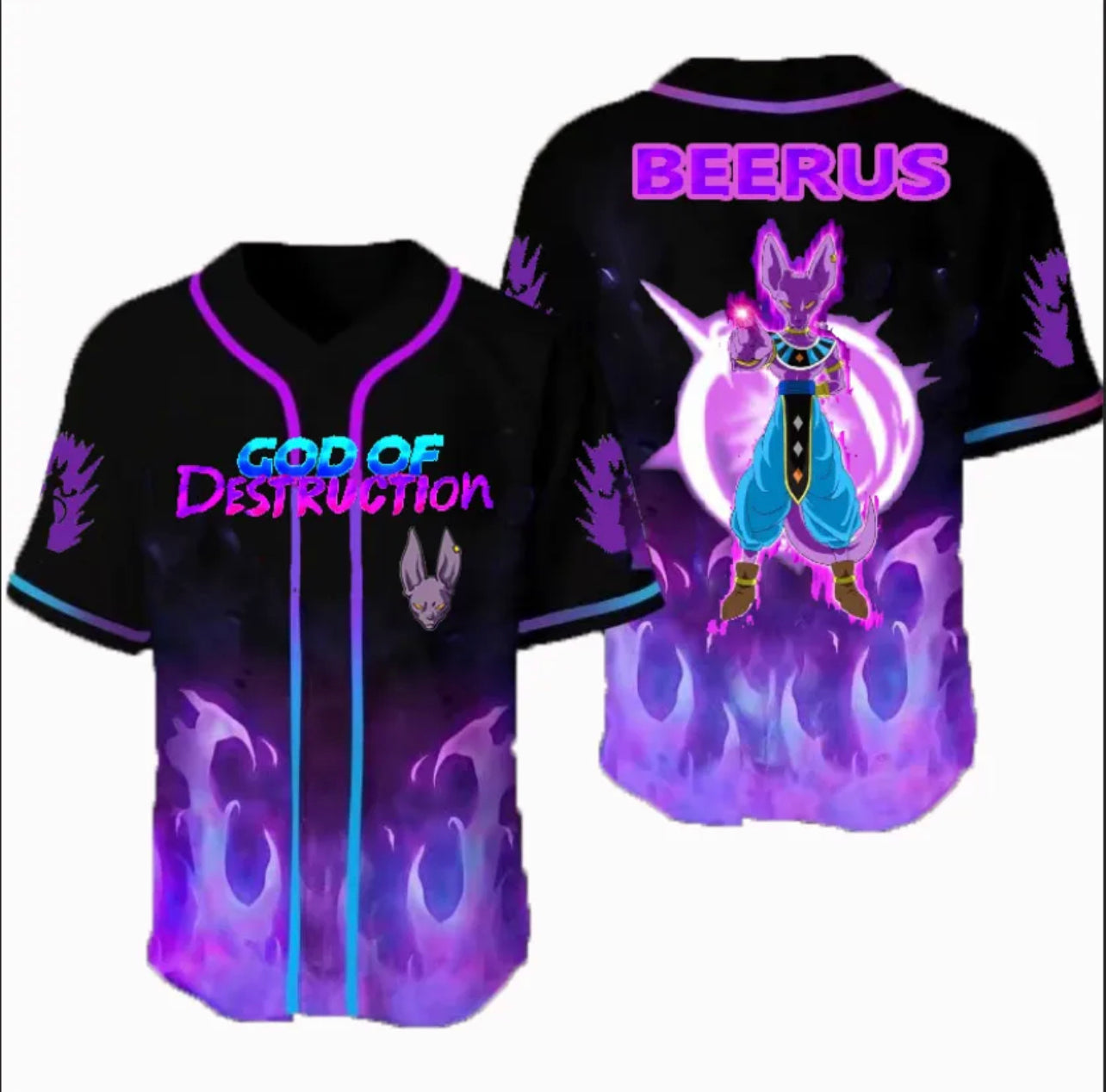 “Lord Beerus” - God of Destruction DBZ Jersey