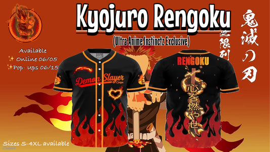 “Set Ablaze” - Rengkou Demon Slayer Jersey