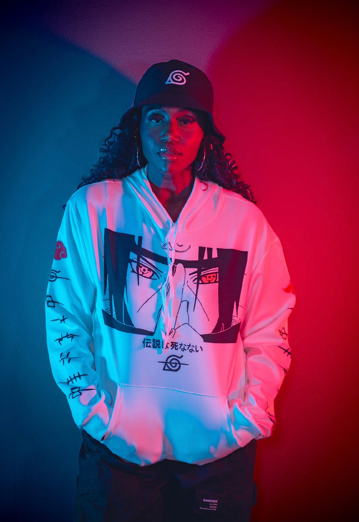 “Cursed Darkness” Itachi Graphic Hoodie