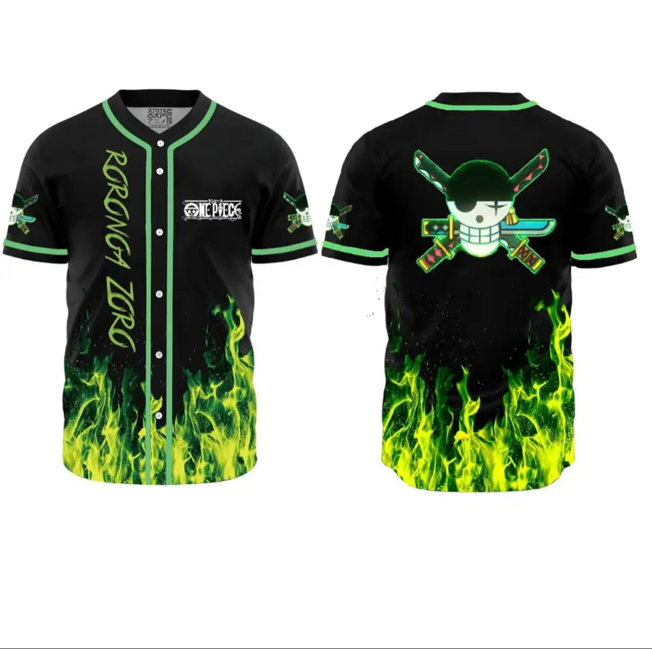 King of Hell” - Zoro One Piece Jersey – ultraanimeinstinctz