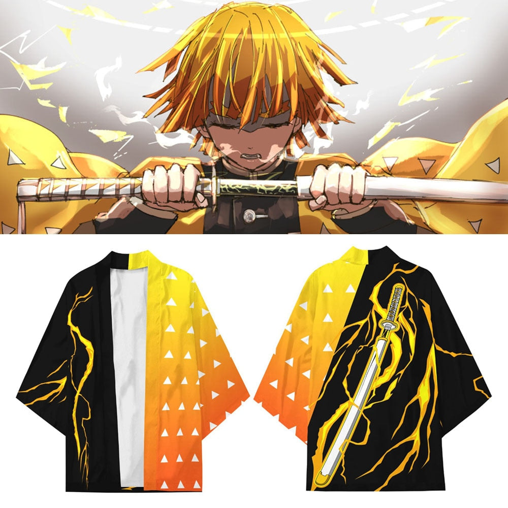 “Zenitsu” Demon Slayer Kimono