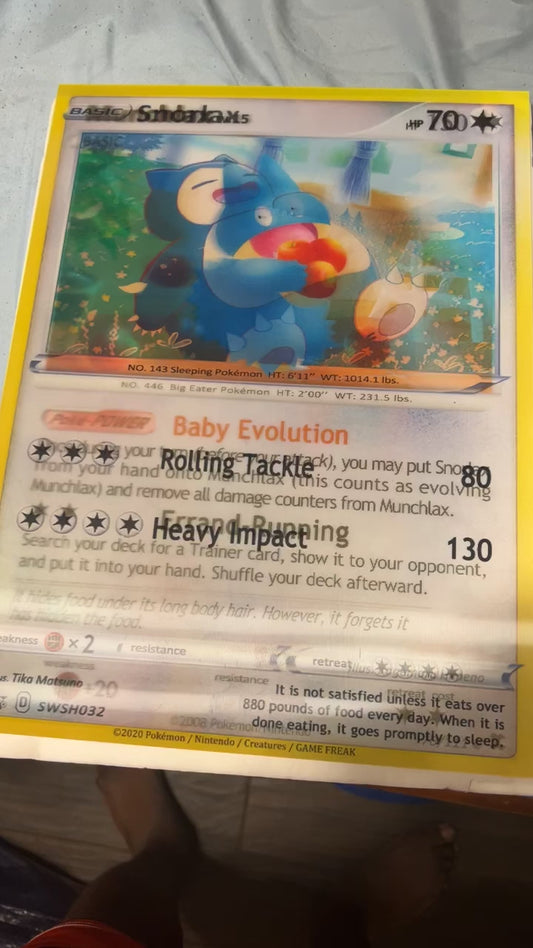 3D “Snorlax set” Poster
