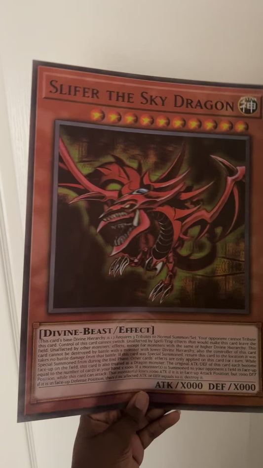 3D YuGiOh Legendary God Cards Poster
