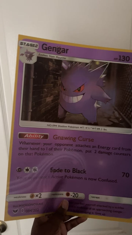 3D Shadow Pokémon Poster