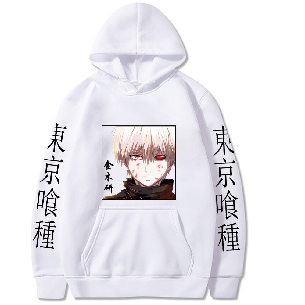 Anime Tokyo Ghoul Pullovers Tops Long Sleeves Hoodie Male Cloth
