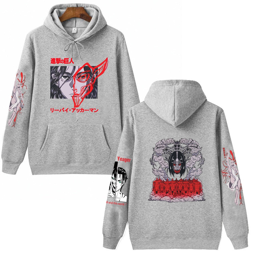 “Eren Yaeger” Graphic Hoodie
