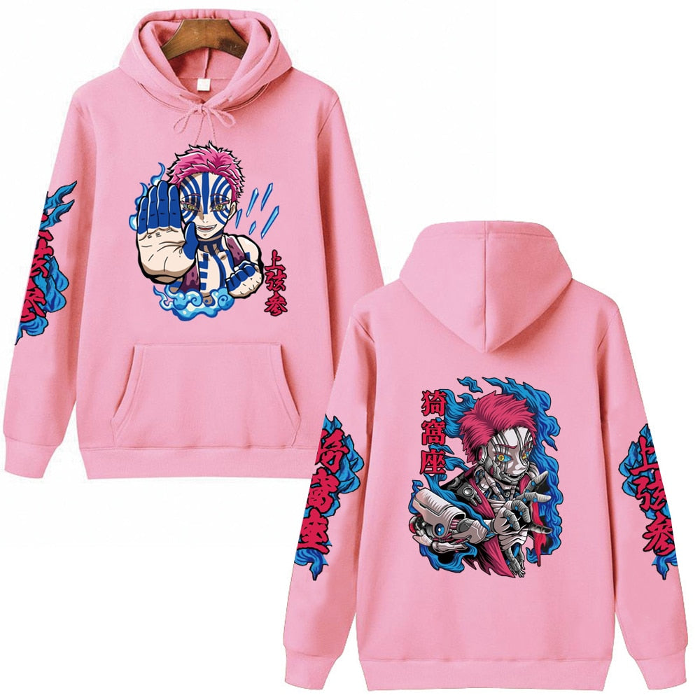 “Akaza Harajuku” Graphic Hoodie