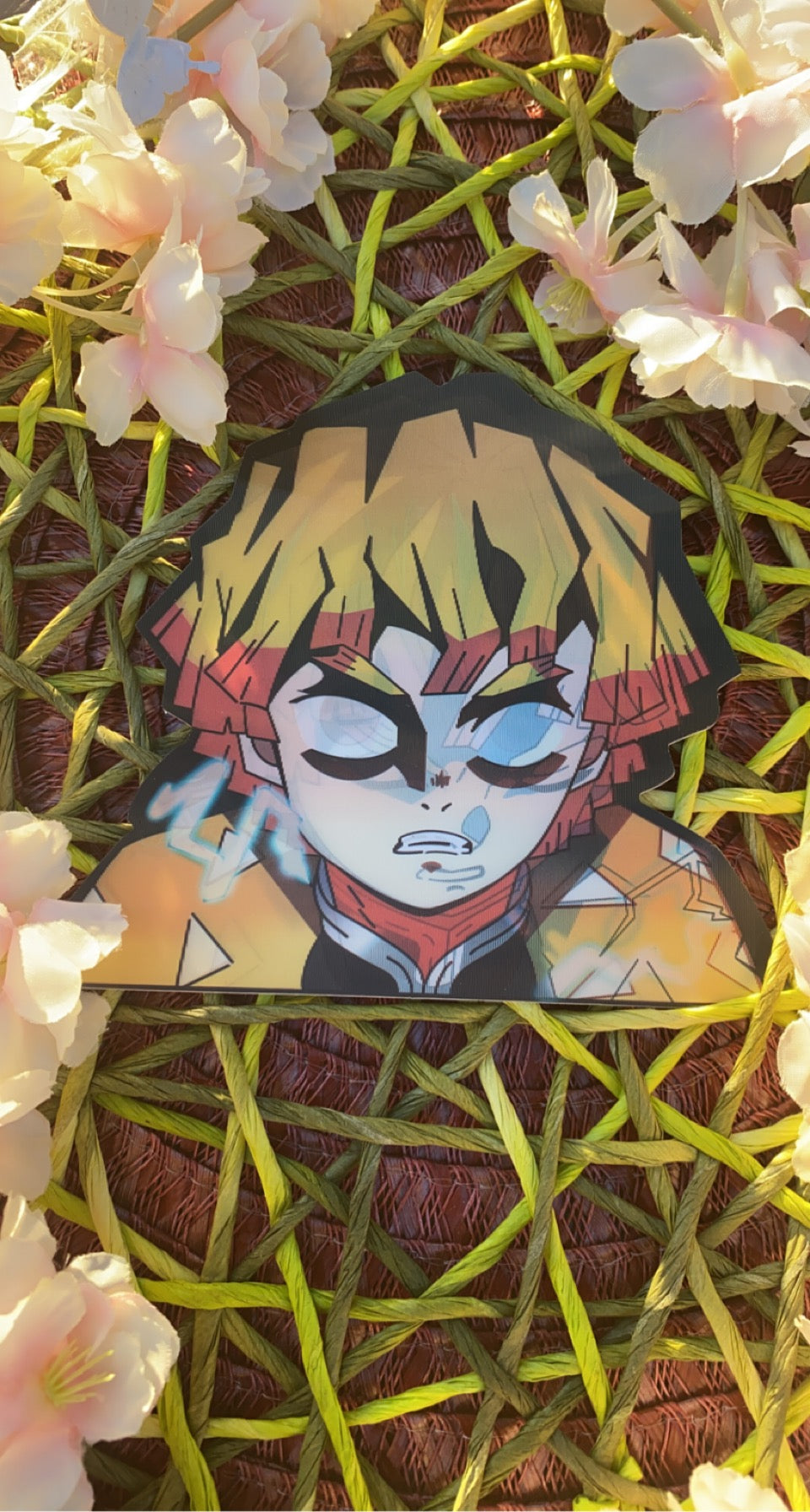 Zenitsu "Thunder Breathing"- Custom Anime Decal