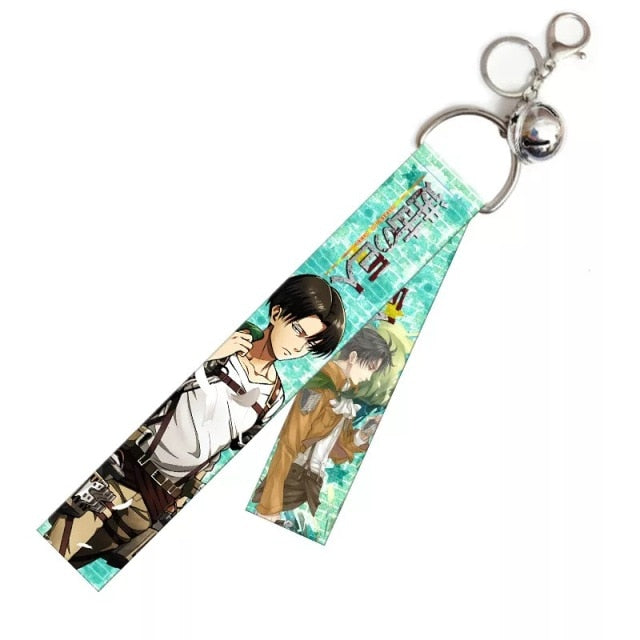 Anime Character Wristlet Keychains