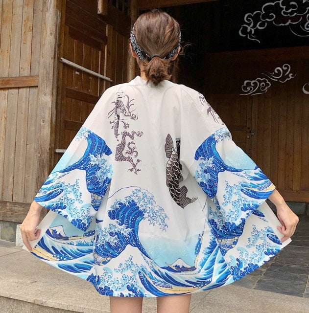 Traditional Anime Kimono Cardigan