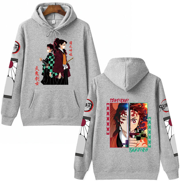 “ Yoriichi x Tanjiro” Demon Slayer Hoodie