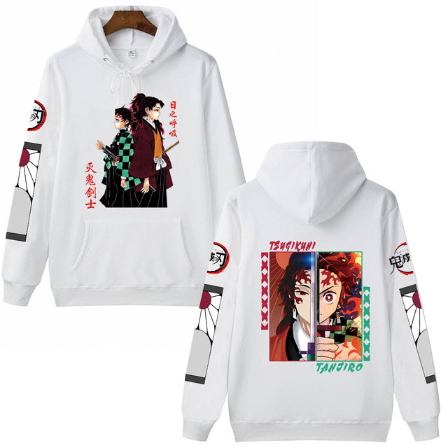 “ Yoriichi x Tanjiro” Demon Slayer Hoodie