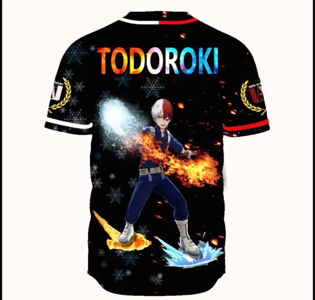 “Todoroki”- My Hero Academia Custom Jersey