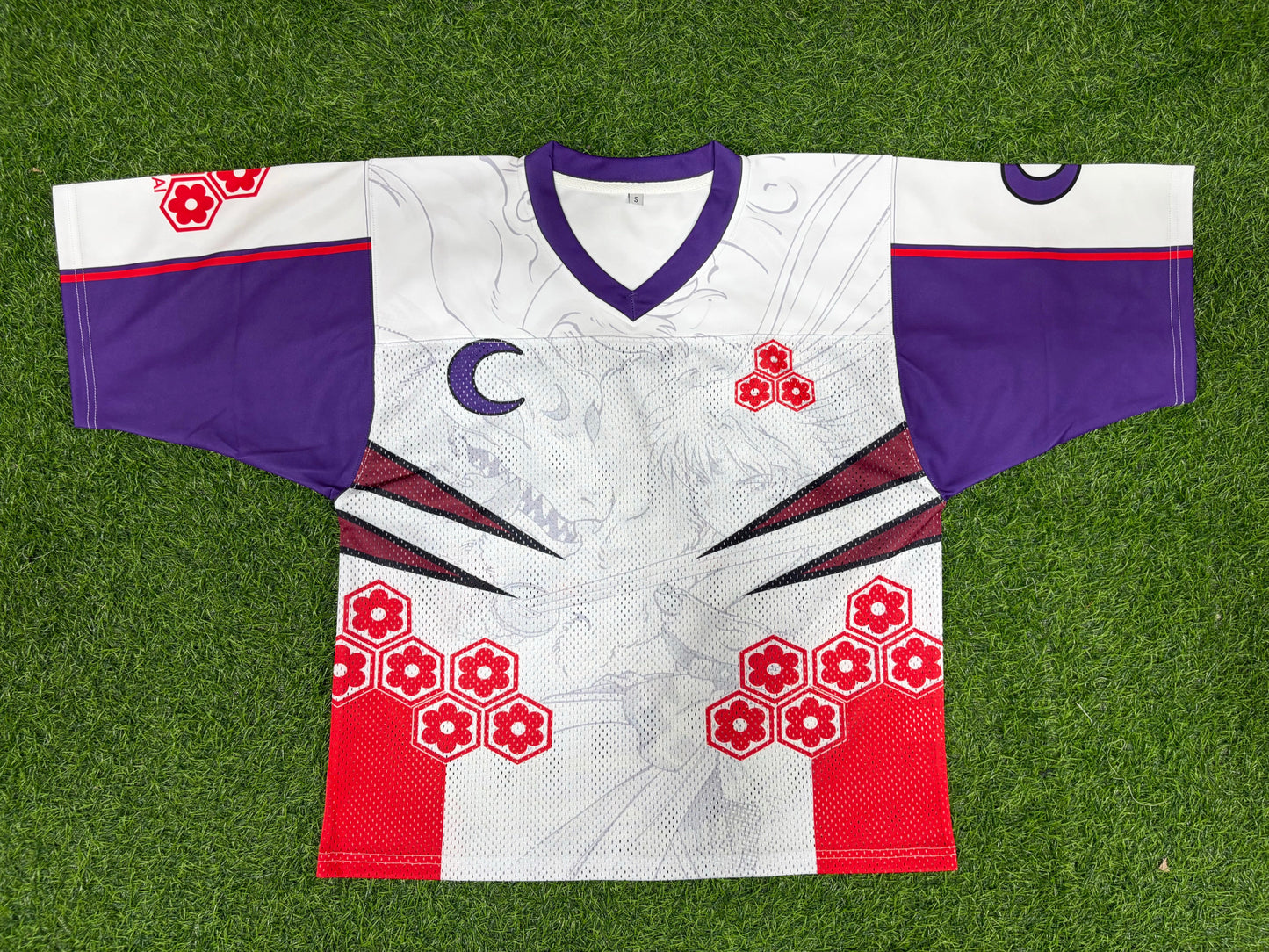 Sesshy Crop Top Football Jersey