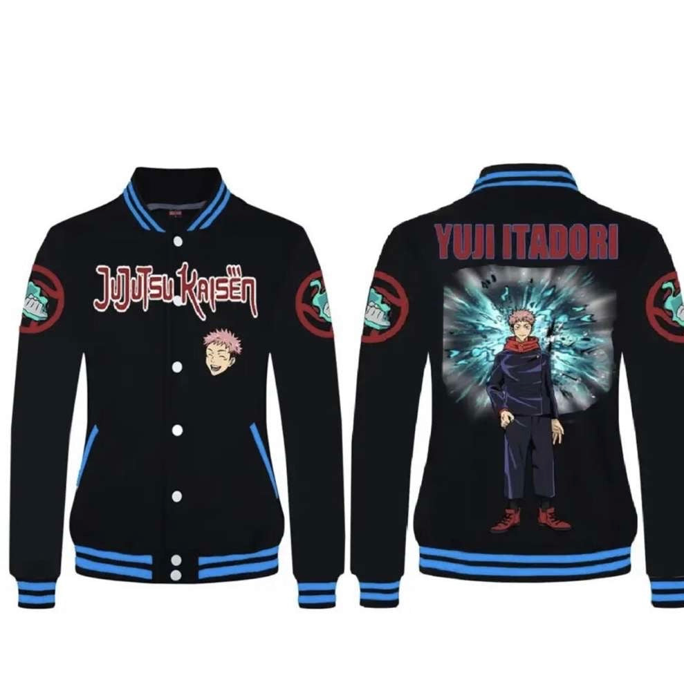 Itadori Yuji JJK Varsity Jacket