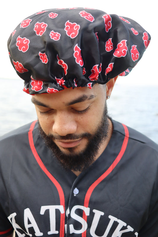 Akatski durag/bonnet (red interior)