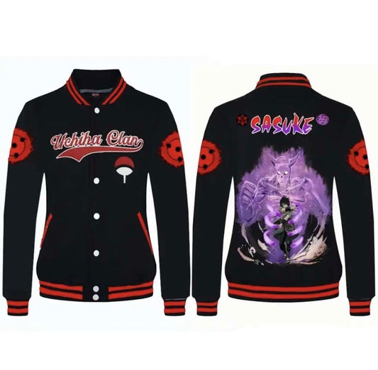 Sasuke Naruto Varsity Jacket