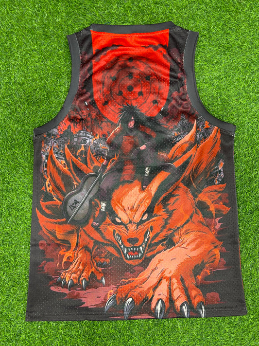 Ghost of the Uchiha Basketball Jersey