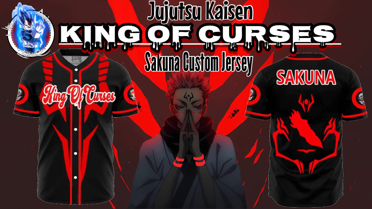 “King of Curses” - Sukuna JJK Custom Jersey