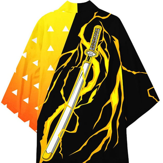 “Zenitsu” Demon Slayer Kimono