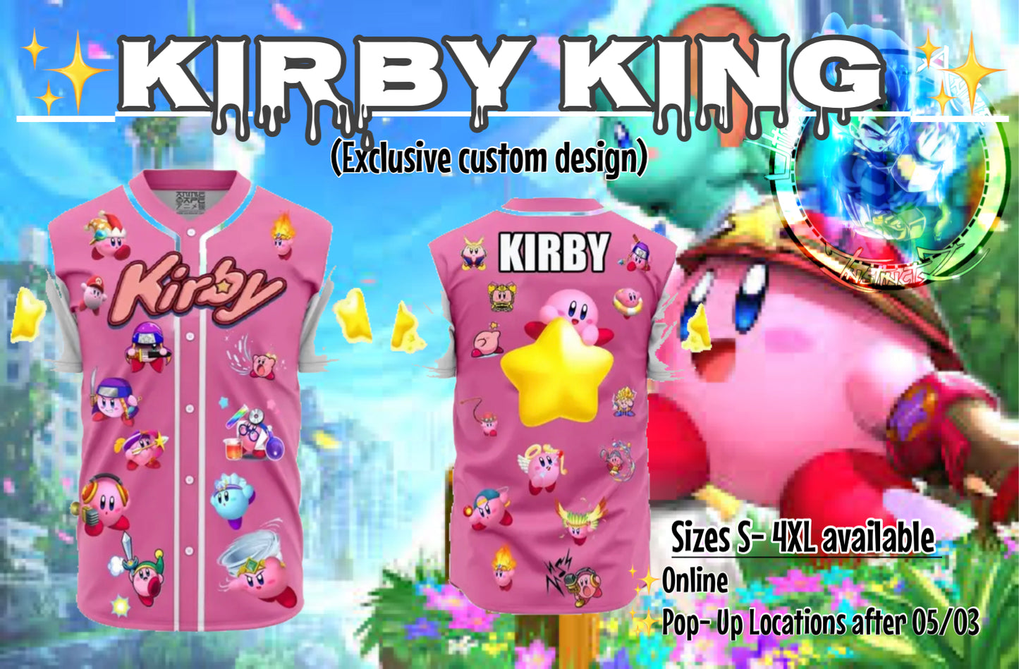 “Kirby King” - Pokemon Jersey