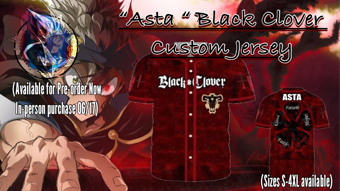 “Asta”- Black Clover Jersey