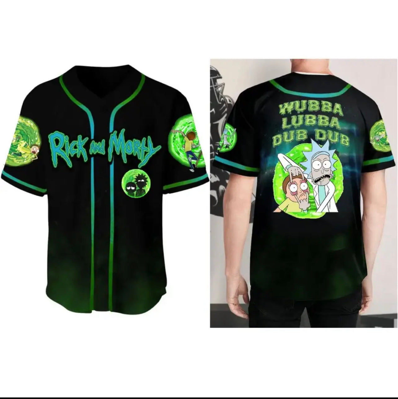 Rick And Morty “Portals” Jersey