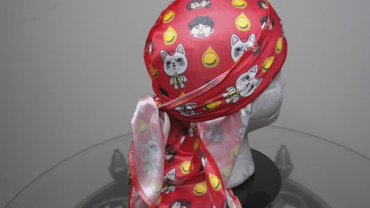 Golden Ballz bonnet/ durag template