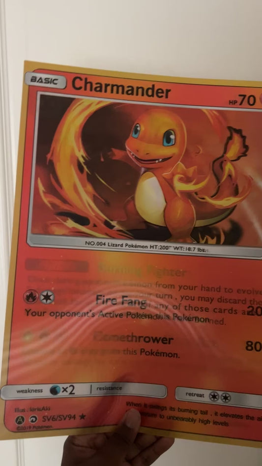 3D Charmander Poster