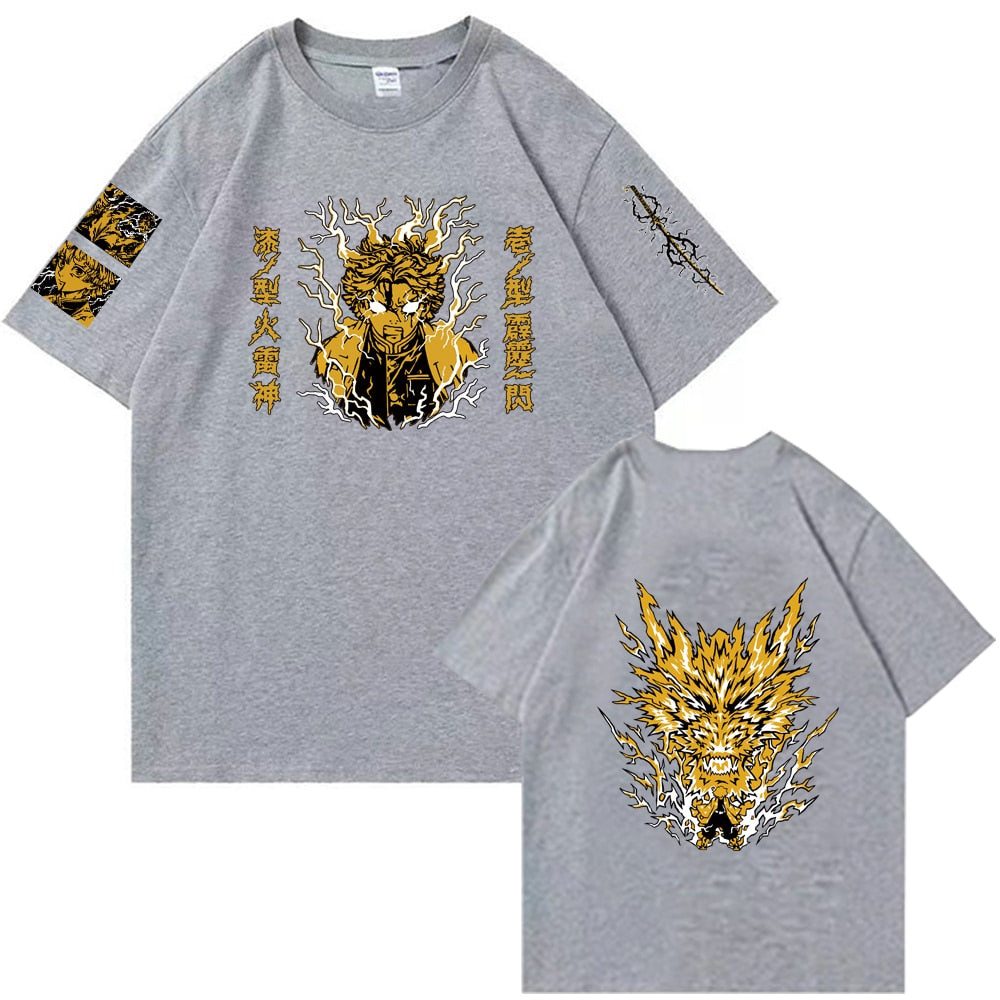 “Thunder Breathing” - Zenitsu Demon Slayer Graphic T-shirt