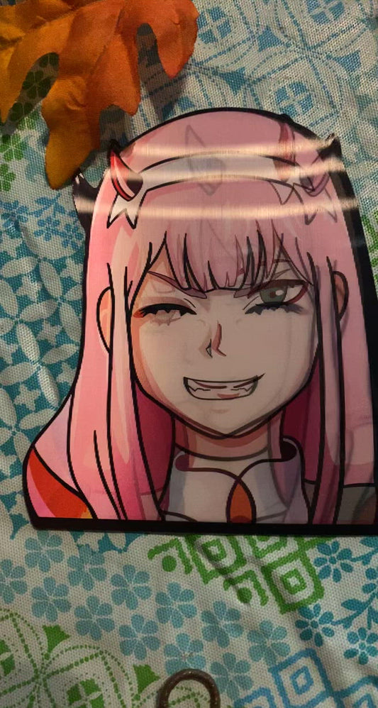 "02"- Custom Anime Decal