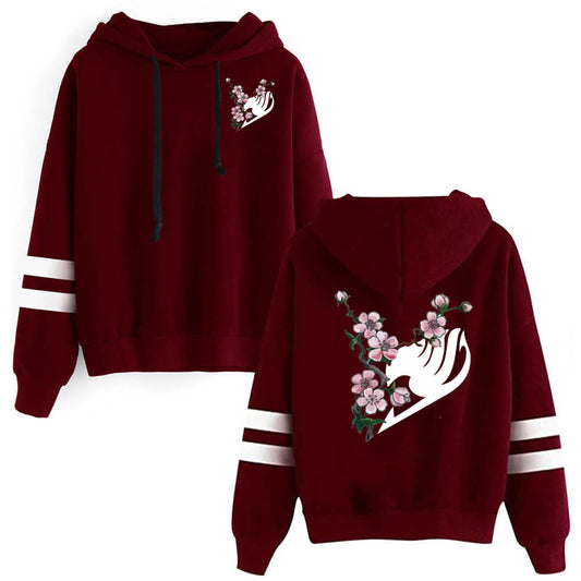 Hoodie Fairy Tail  Long Sleeves Streetwear  Loose Pullover