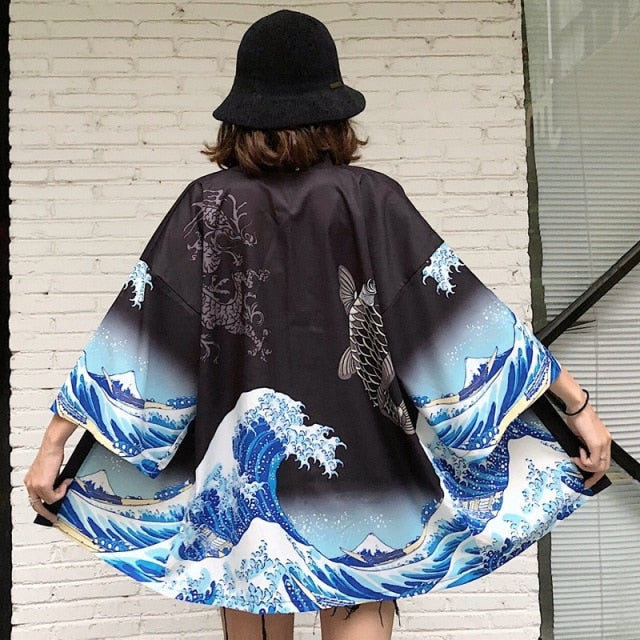 Traditional Anime Kimono Cardigan
